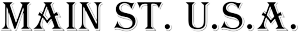 Main St. U.S.A. logotype